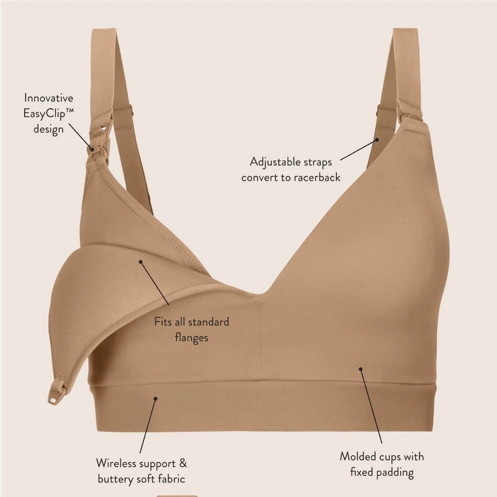 NWT 2 Kindred Bravely hands free pumping & nursing bra